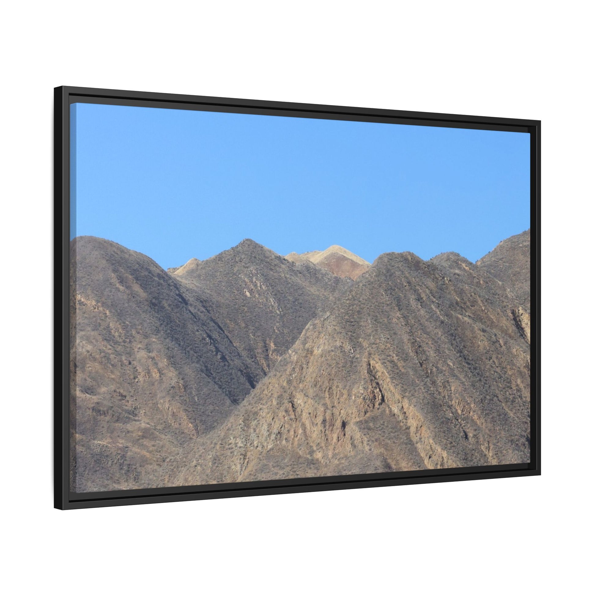 Echoes of Barren Peaks - Unique Stretched Canvas Wall Art - Art By Earth