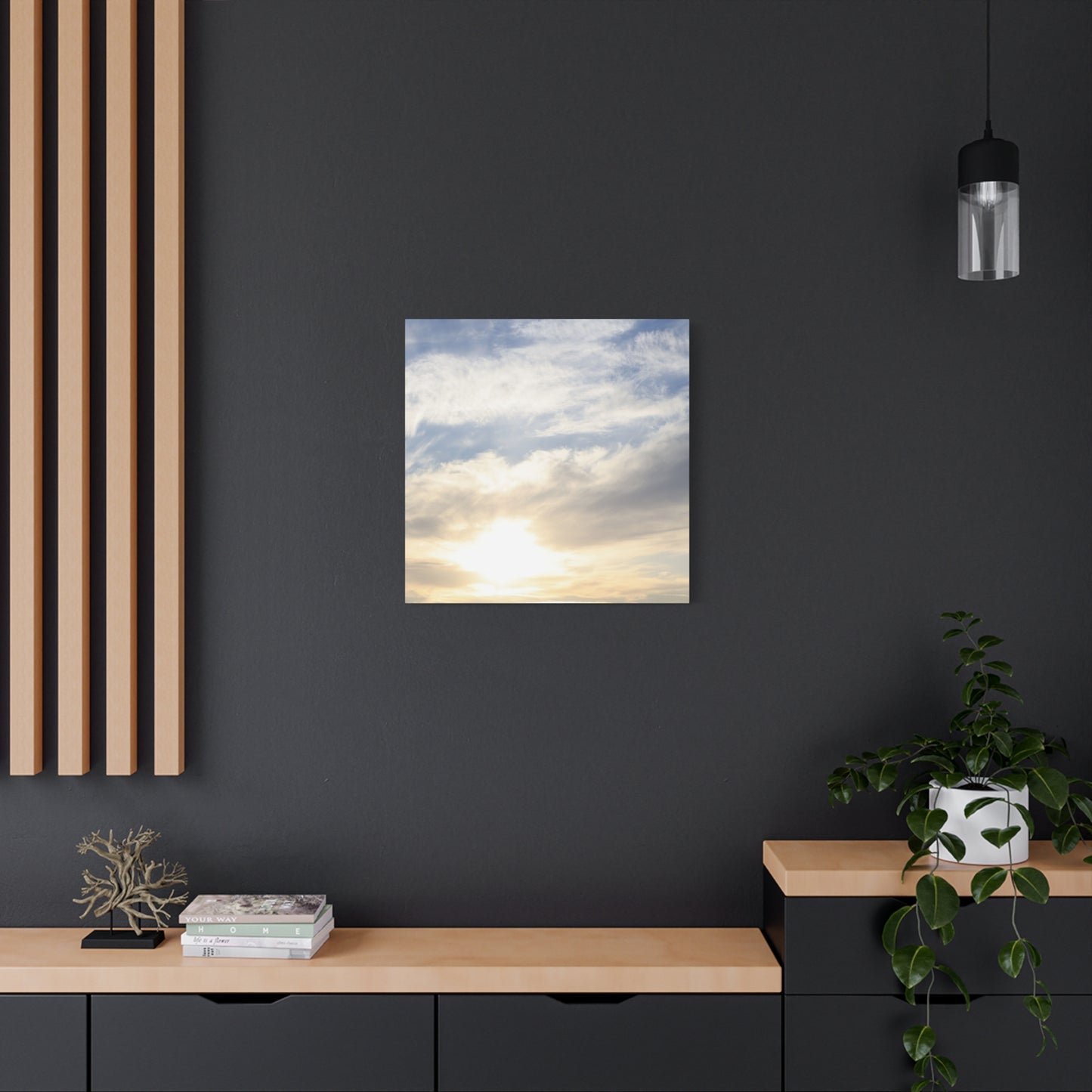 Whispers of Ethereal Light - Unique Frameless Canvas Wall Art