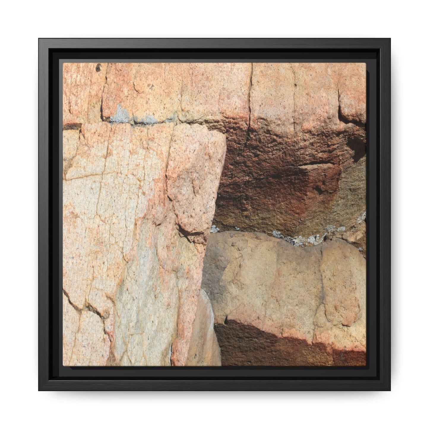 Fractured Stone - Unique Stretched Canvas Wall Art