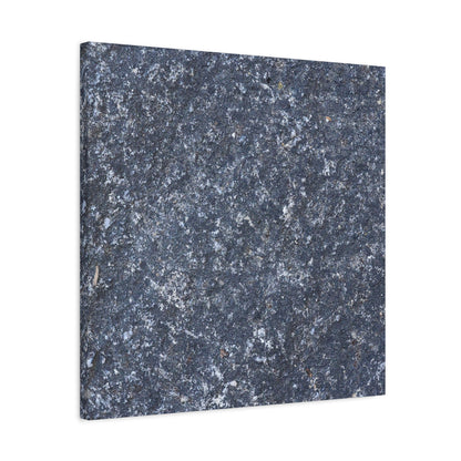 Frozen Whispers of Stone - Unique Frameless Canvas Wall Art