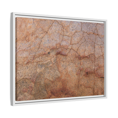 Russet Fissures - Unique Stretched Canvas Wall Art