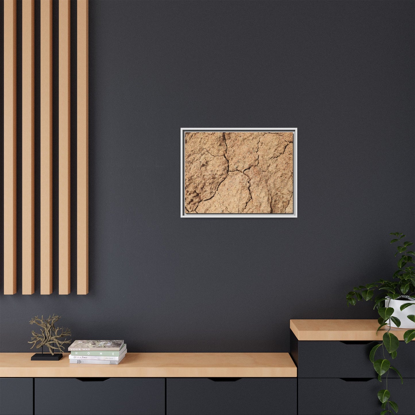 Parched Land - Unique Stretched Canvas Wall Art