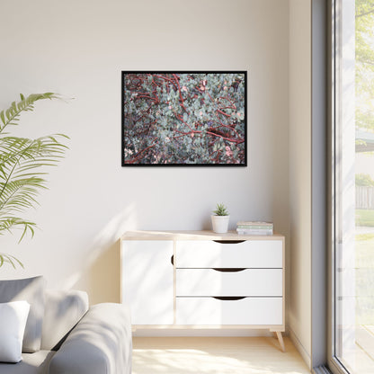 Whispers of Sage - Unique Stretched Canvas Wall Art