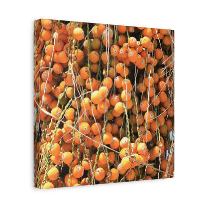 Orange Harvest - Unique Frameless Canvas Wall Art