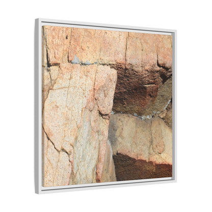 Fractured Stone - Unique Stretched Canvas Wall Art