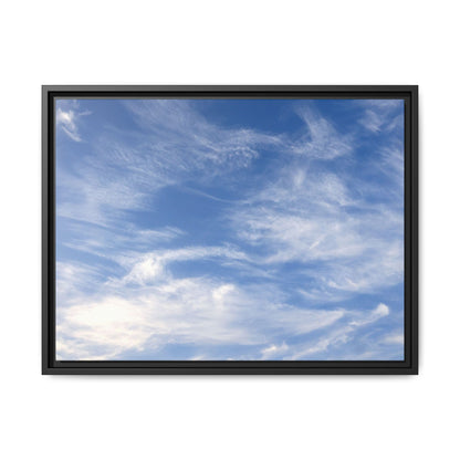 Ethereal Blue Tapestry - Unique Stretched Canvas Wall Art