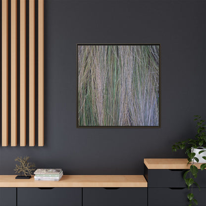 Whispers of Silver Grass - Unique Stretched Canvas Wall Art