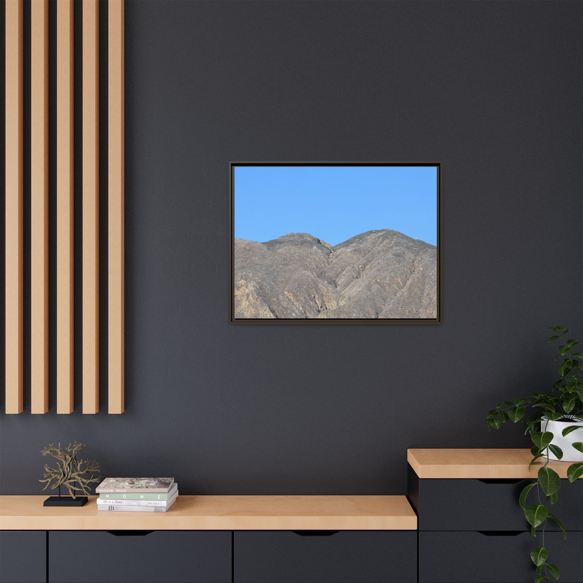 Arid Mountain Breath - Unique Stretched Canvas Wall Art - Art By Earth