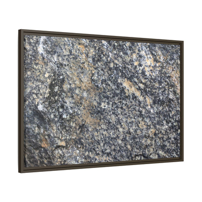 Crystalline Echoes - Unique Stretched Canvas Wall Art