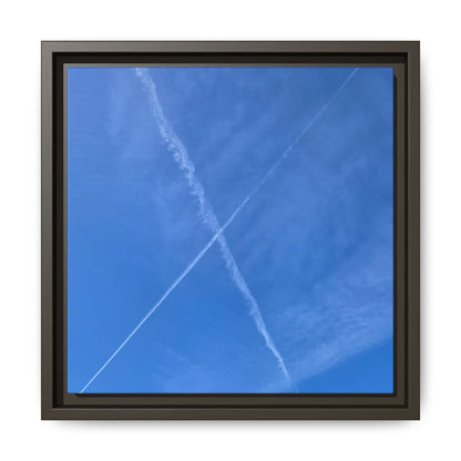 Sky Crossroads - Unique Stretched Canvas Wall Art