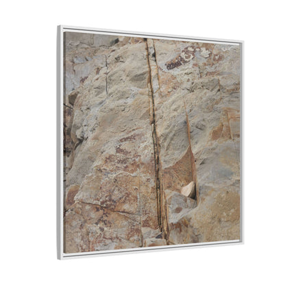 Sedimentary Symphony - Unique Stretched Canvas Wall Art