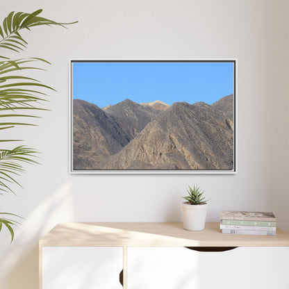 Echoes of Barren Peaks - Unique Stretched Canvas Wall Art - Art By Earth