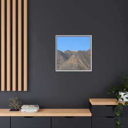Echoes of Barren Peaks - Unique Stretched Canvas Wall Art - Art By Earth