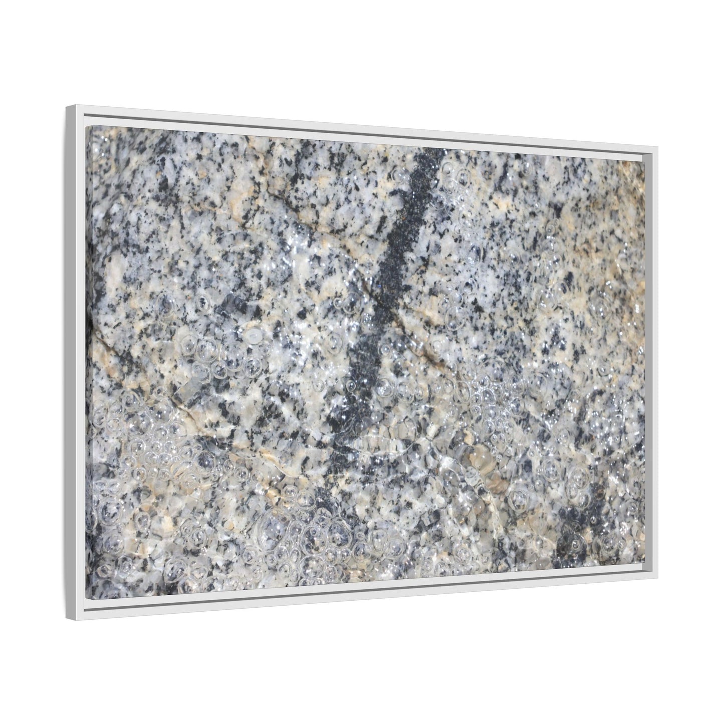 Granite Bubbles - Unique Stretched Canvas Wall Art