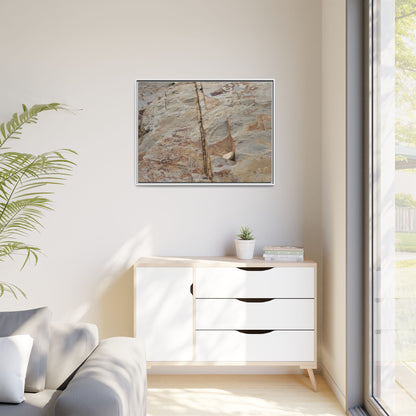 Sedimentary Symphony - Unique Stretched Canvas Wall Art