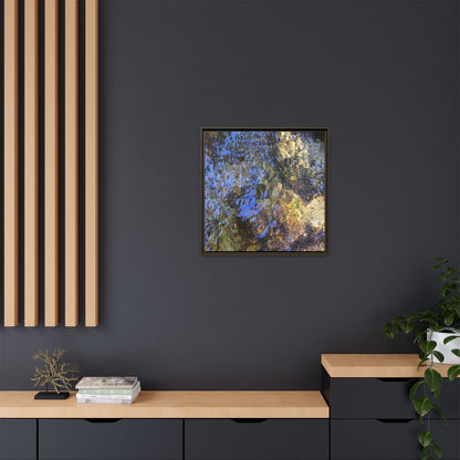 Aquatic Kaleidoscope - Unique Stretched Canvas Wall Art