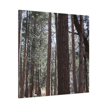 Vertical Sentinels - Unique Frameless Canvas Wall Art