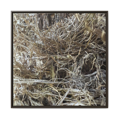 Tangled Whispers of Autumn - Unique Stretched Canvas Wall Art
