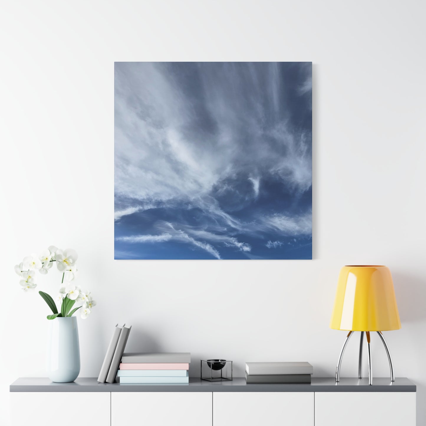Whispers of the Celestial Realm - Unique Frameless Canvas Wall Art