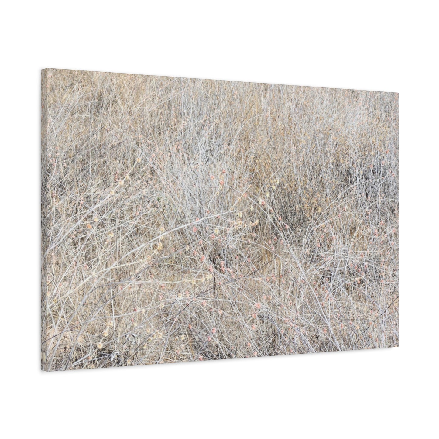 Tangled Whispers of Autumn's Fading Breath - Unique Frameless Canvas Wall Art - Art By Earth