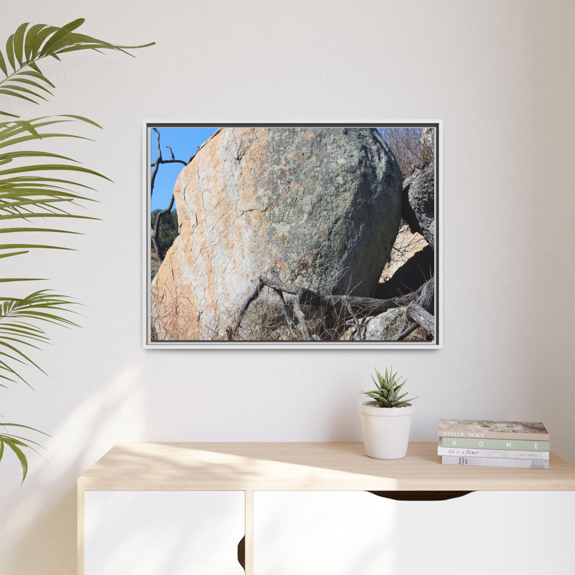 Stony Sentinel - Unique Stretched Canvas Wall Art - Art By Earth