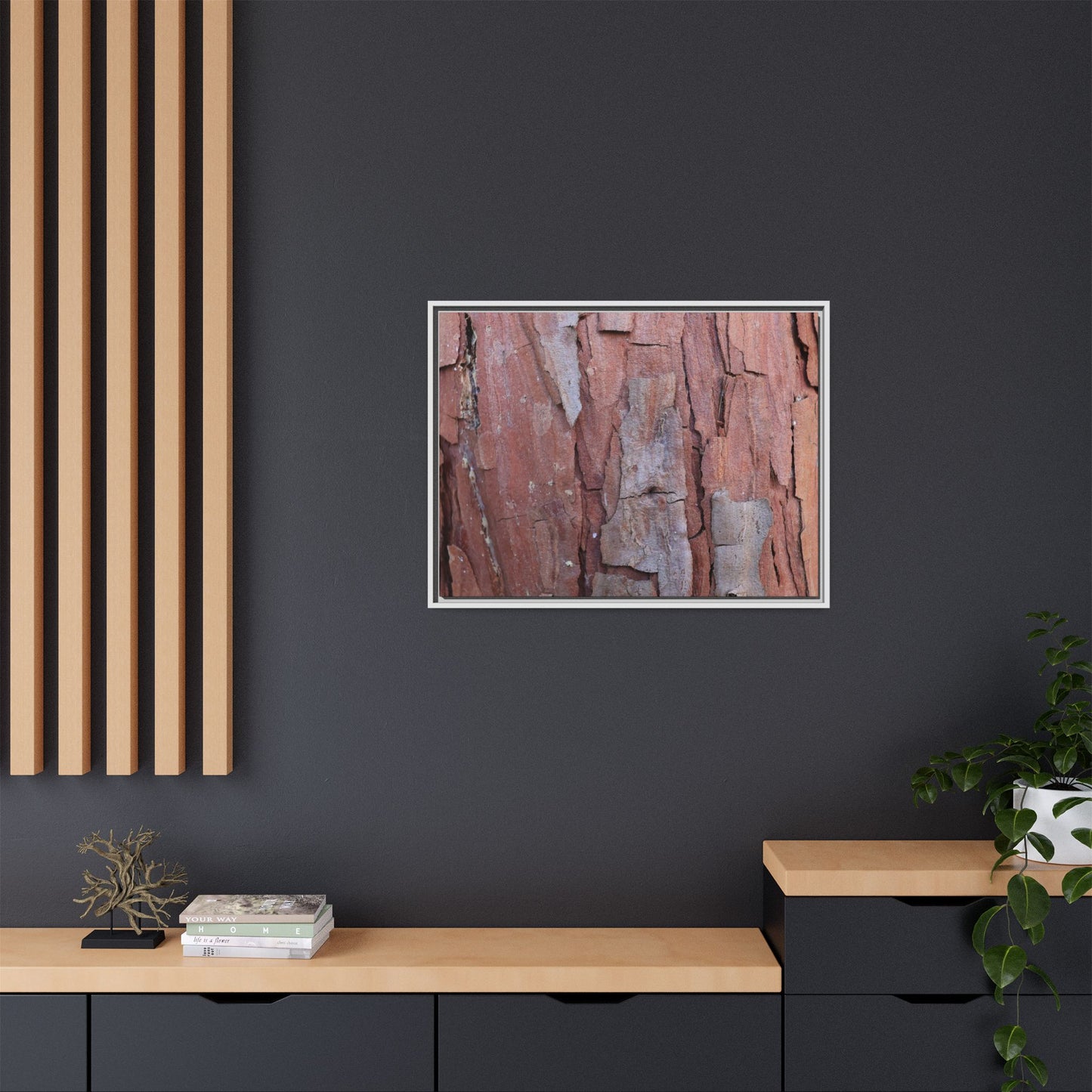 Peeling Bark - Unique Stretched Canvas Wall Art