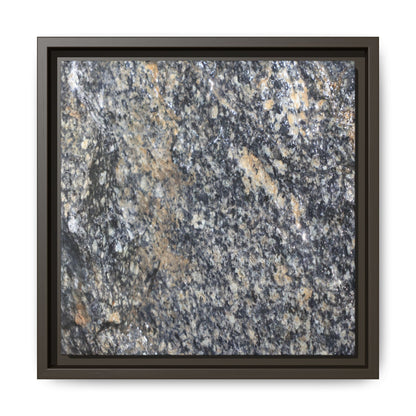 Crystalline Echoes - Unique Stretched Canvas Wall Art