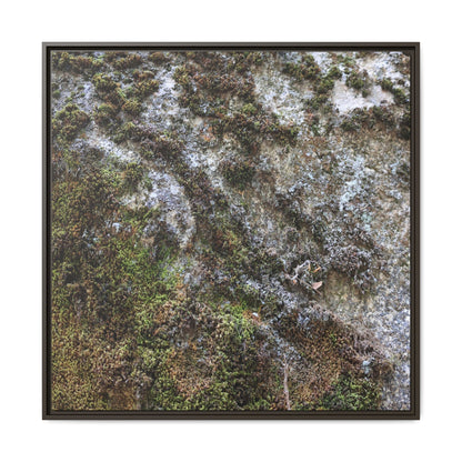 Mossy Whispers - Unique Stretched Canvas Wall Art
