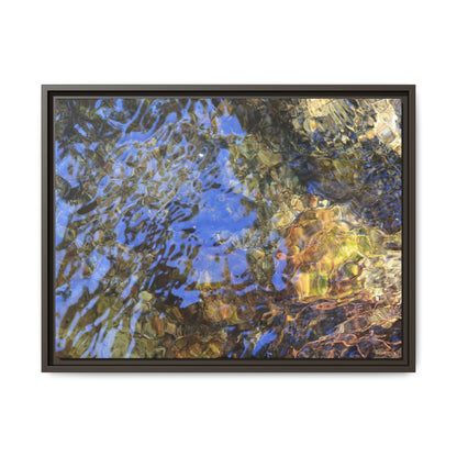 Watery Kaleidoscope - Unique Stretched Canvas Wall Art