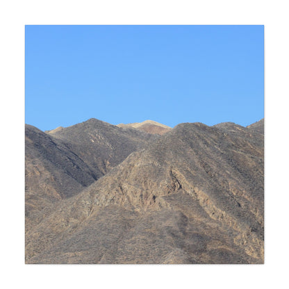 Silent Peaks - Unique Frameless Canvas Wall Art - Art By Earth