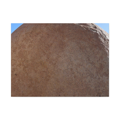 Stone Sphere of Silence - Unique Frameless Canvas Wall Art