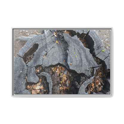 Time's Fractal Memory - Unique Stretched Canvas Wall Art