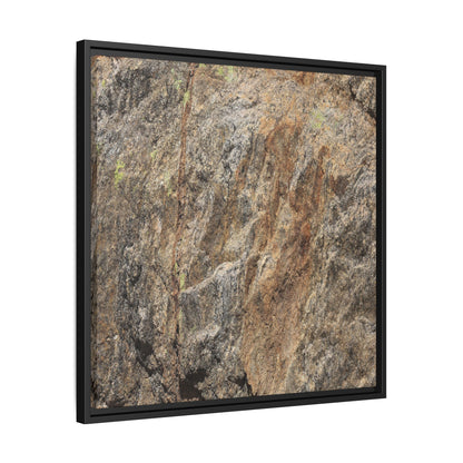 Weathered Rock Formation - Unique Stretched Canvas Wall Art