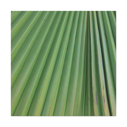 Palm Pulse - Unique Frameless Canvas Wall Art