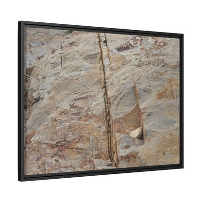 Sedimentary Symphony - Unique Stretched Canvas Wall Art