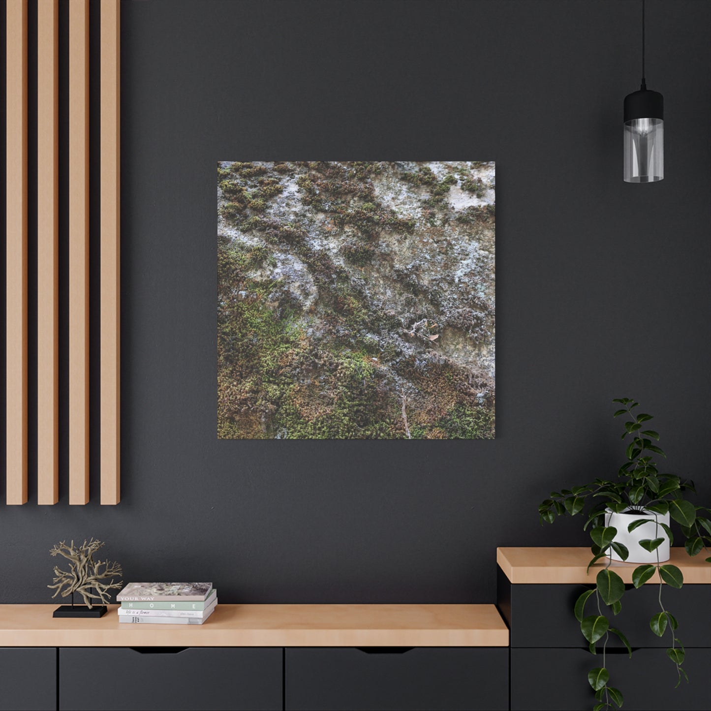 Moss Tapestry - Unique Frameless Canvas Wall Art
