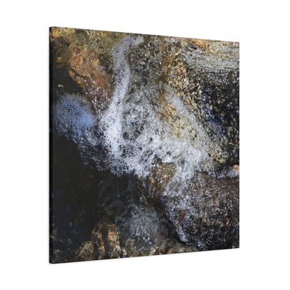 Liquid Stone - Unique Frameless Canvas Wall Art