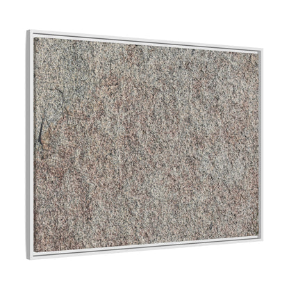 Granular Whispers - Unique Stretched Canvas Wall Art