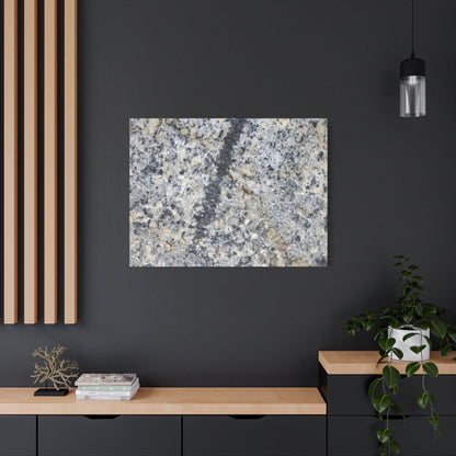 Crystalline Bubbles - Unique Frameless Canvas Wall Art
