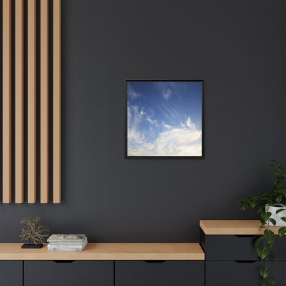 Whispers of Sky - Unique Stretched Canvas Wall Art