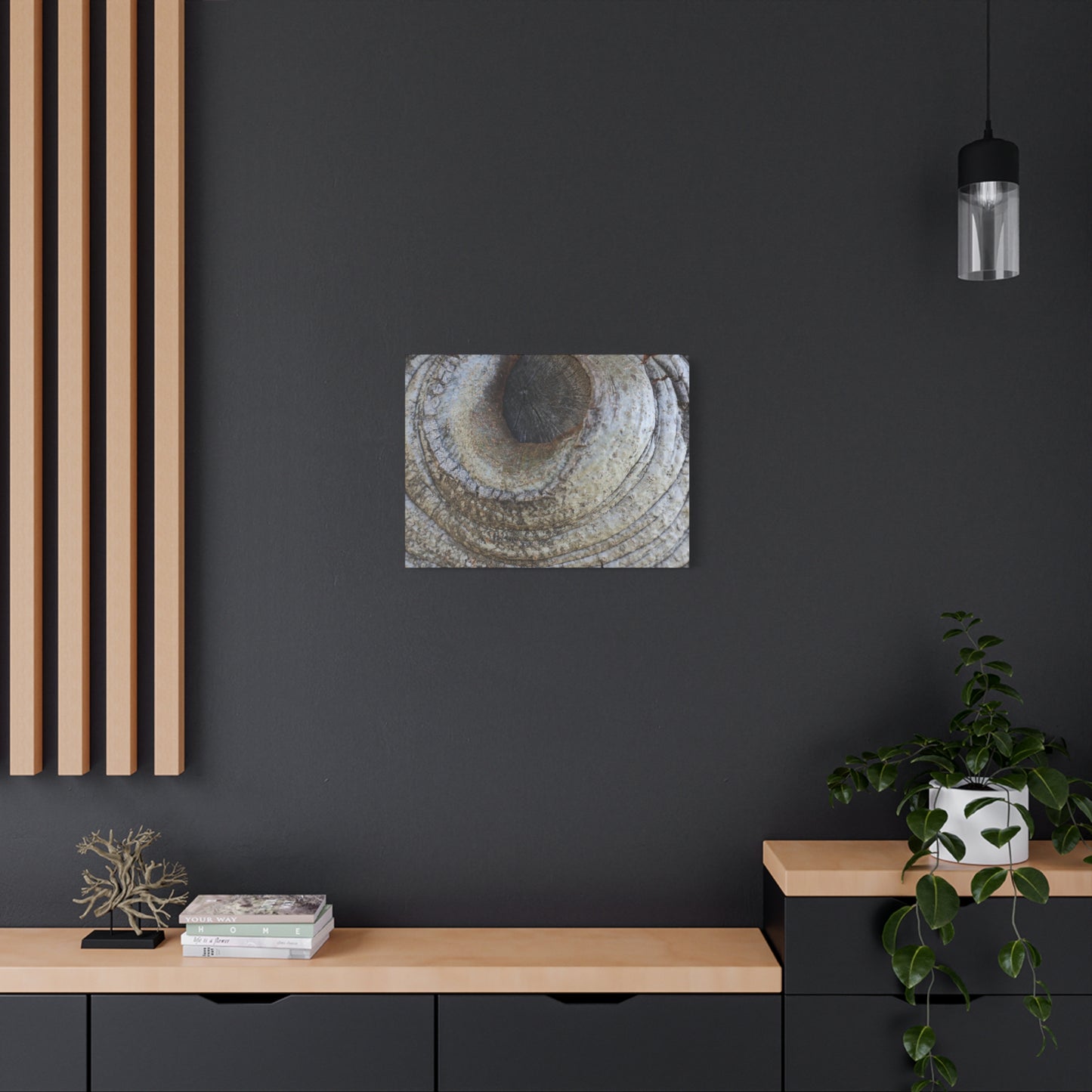 Bark's Eye - Unique Frameless Canvas Wall Art