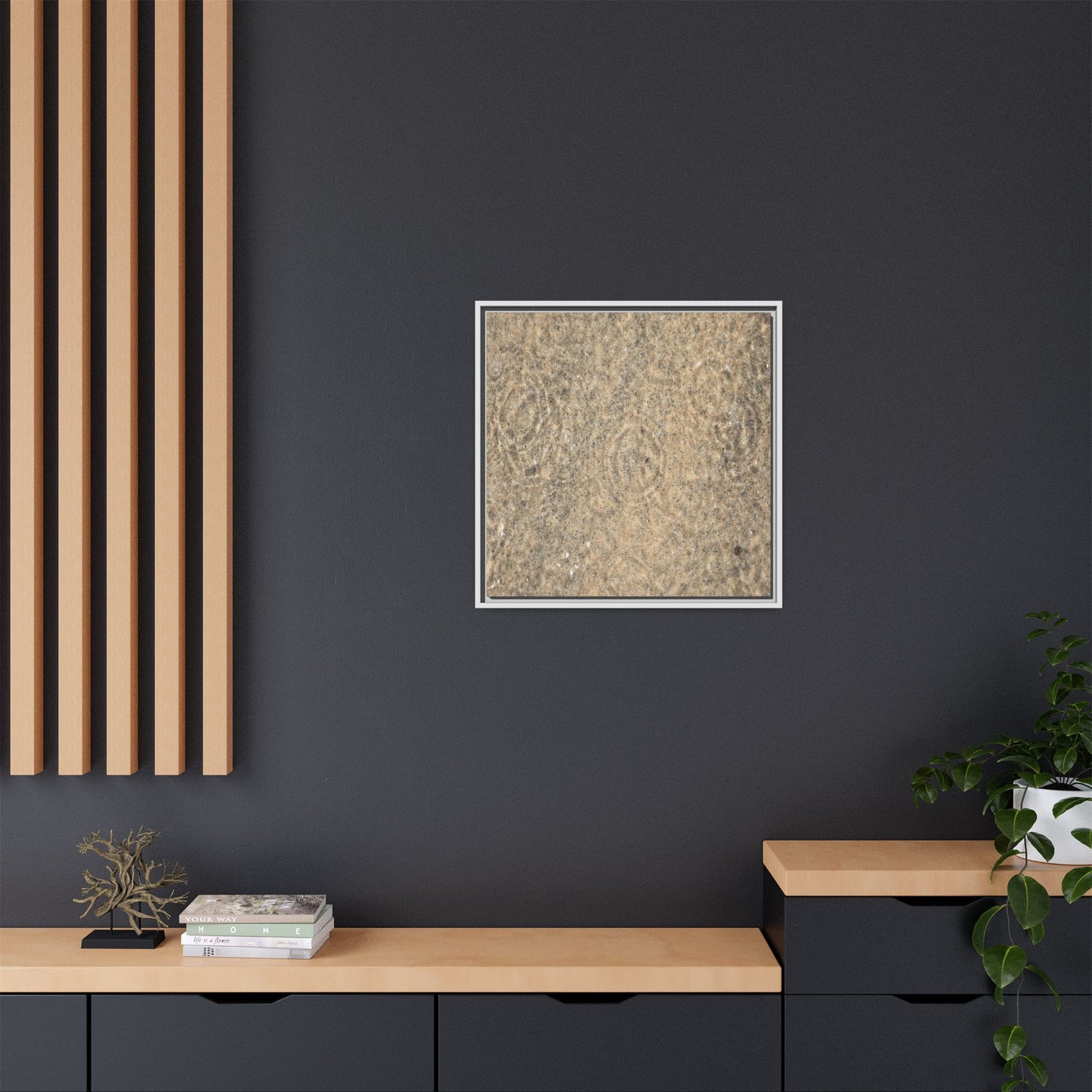 Whispers of Sand - Unique Stretched Canvas Wall Art