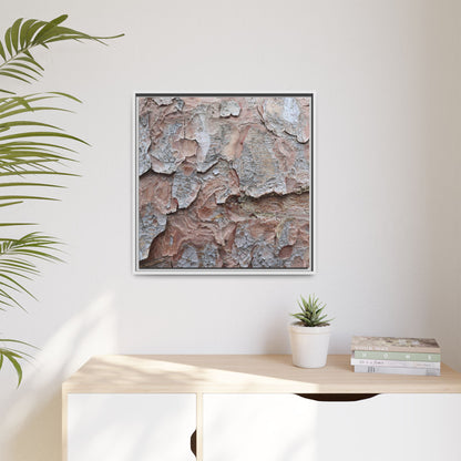 Flaking Serenity - Unique Stretched Canvas Wall Art