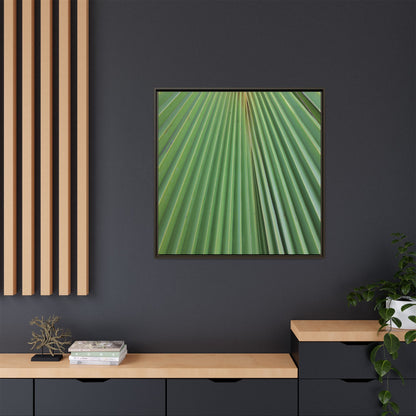 Verdant Veins - Unique Stretched Canvas Wall Art