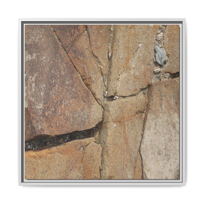 Rusty Crevices - Unique Stretched Canvas Wall Art