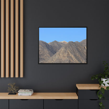 Echoes of Barren Peaks - Unique Stretched Canvas Wall Art - Art By Earth