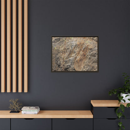 Weathered Rock Formation - Unique Stretched Canvas Wall Art