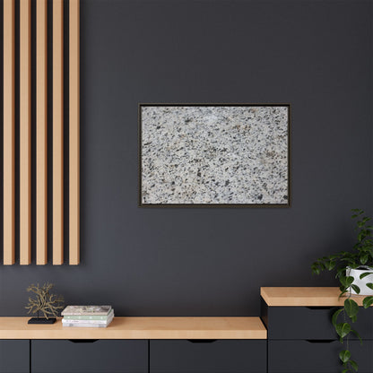 Monochrome Mosaic - Unique Stretched Canvas Wall Art