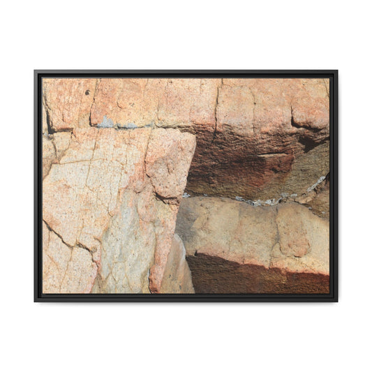 Fractured Stone - Unique Stretched Canvas Wall Art