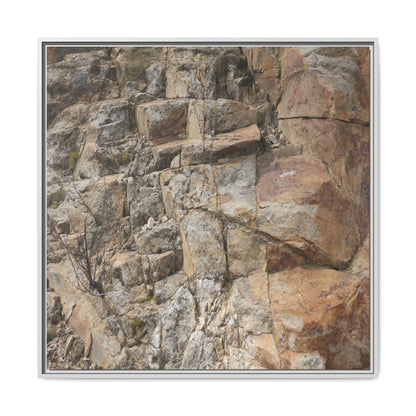 Sandstone Symphony - Unique Stretched Canvas Wall Art